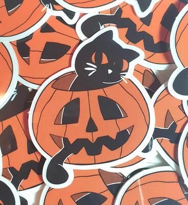 Pumpkin Cat